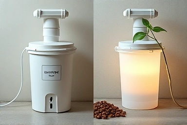 Comparison of food waste disposer types: energy consumption and efficiency.
