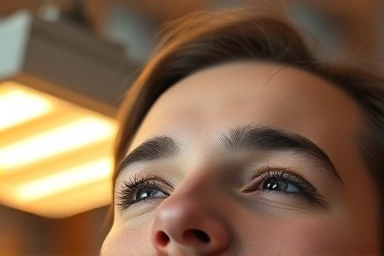 Comfortable eyes under warm LED light, avoiding fluorescent flicker