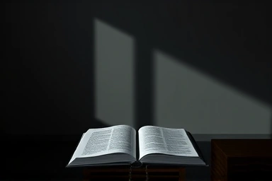 Ominous ledger book symbolizing hidden financial risks.