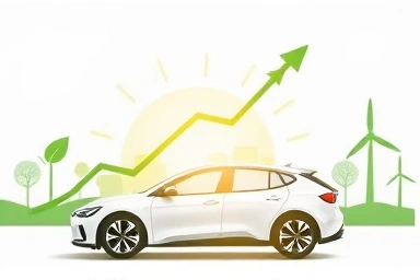 Symbolic image of hydrogen car subsidies and future mobility.