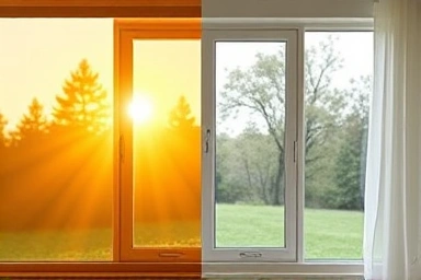 Hot exterior vs cool interior with window film