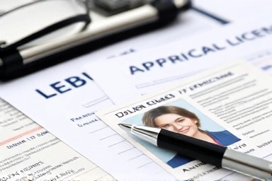 Documents for applying for an international driver's license.