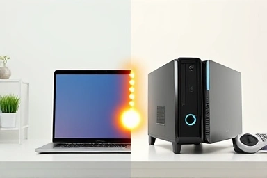 Laptop versus desktop electricity consumption comparison