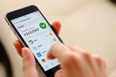 Smartphone app showing detailed daily spending categories.