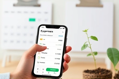 Tracking expenses on a smartphone for financial growth.