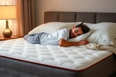 Peaceful sleep on a high-quality, affordable memory foam mattress.