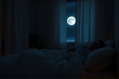 Peaceful sleep in a device-free bedroom.