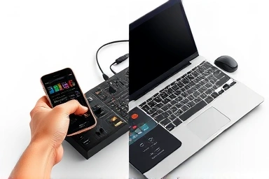 DJ controller setup: smartphone vs laptop connection