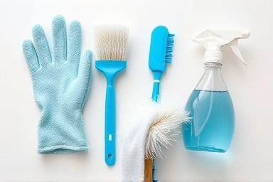 Specialized tools for effective blind cleaning.