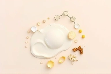 Natural ingredients symbolizing effective moisturizing skincare.