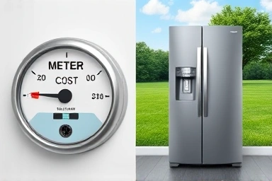 High energy cost vs. energy efficient appliance savings.