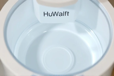 Clean humidifier water tank, emphasizing hygiene and purity.