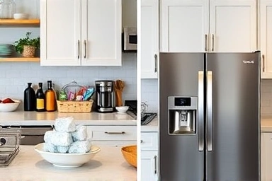 Modern kitchen upgrade with LG Dios Craft Ice refrigerator