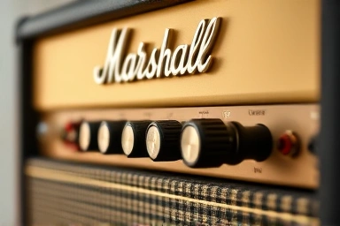 Close-up of Marshall Stanmore 4 speaker details and craftsmanship.