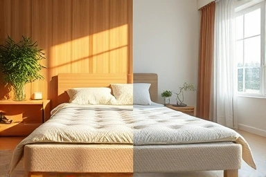 Natural vs. synthetic latex mattress comfort comparison