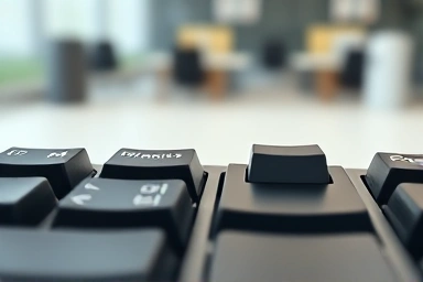 Mechanical keyboard switch comparison: smooth linear vs tactile click.