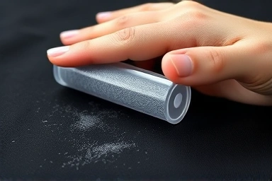 Reusable gel lint roller cleaning dust and pet hair