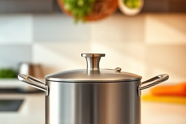 Silit Silargan pot with steam, healthy cooking, modern kitchen