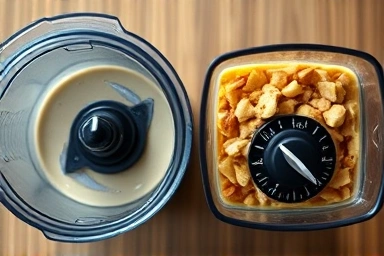 Vitamix blending action, automated vs manual texture control difference