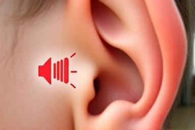 Symbolic representation of noise cancellation and quiet comfort.