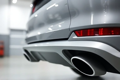 Car rear bumper blind spot sensor installation