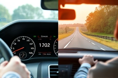 Car fuel efficiency rating and smooth driving