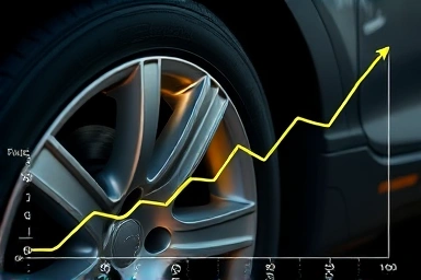 Energy-efficient tire and fuel savings graph