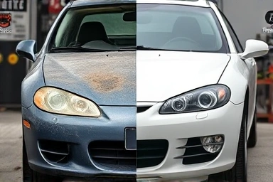 Car maintenance comparison: neglected vs. well-maintained