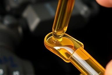 Checking car engine oil for proactive maintenance