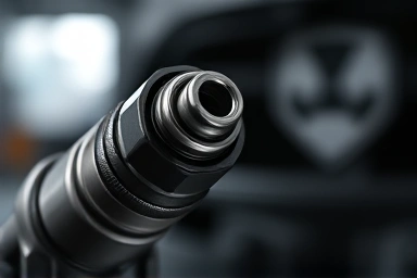 Clean diesel injector nozzle symbolizing efficiency and performance.