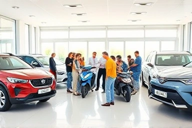 People choosing cars for different lifestyles