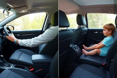 Convenience and accessibility with passenger seat walk-in function.