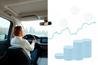 Torres EVX interior comfort and abstract representation of cost savings.