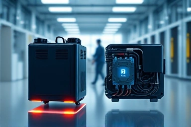 Electric battery pack vs. hydrogen fuel cell for UAMs.