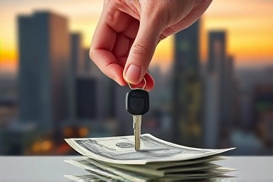 Financial solution using car as collateral