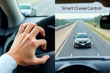 Driver comfort and highway safety with car tech features.