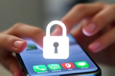 Protecting financial apps with smartphone password lock.