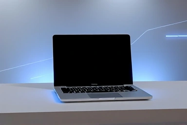 Modern ARM laptop showcasing AI power and efficiency.