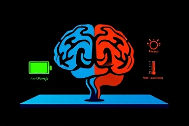Visualizing ARM laptop's AI, battery life, and low heat.