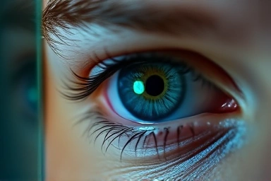 Protecting eyes from digital screen blue light.