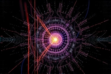 Abstract visualization of rich and detailed sound patterns.