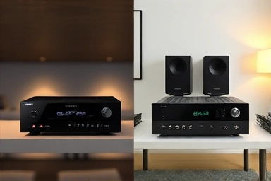 Integrated amplifier versus separate pre and power amplifiers setup.