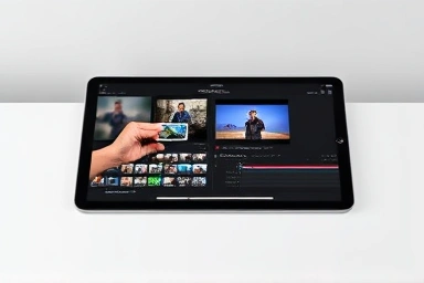 Beginner vs. professional iPad video editing interfaces