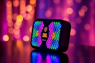 JBL Pulse 5 speaker with dynamic light show synced to music