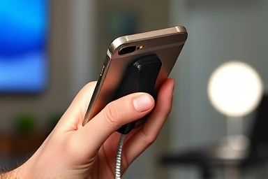 Secure MagSafe grip-tok on smartphone