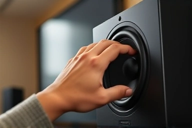 Expert tuning of rear speakers for optimal home theater sound.