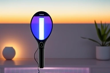 Smart electric mosquito swatter with UV light trap