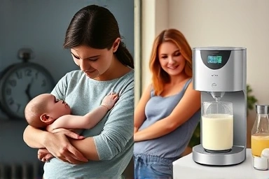 Parent struggling with manual formula vs. easy automatic formula maker