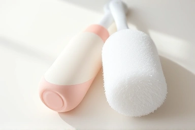 Silicone and sponge baby bottle brushes comparison