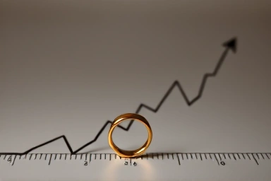 Gold baby ring symbolizing investment growth